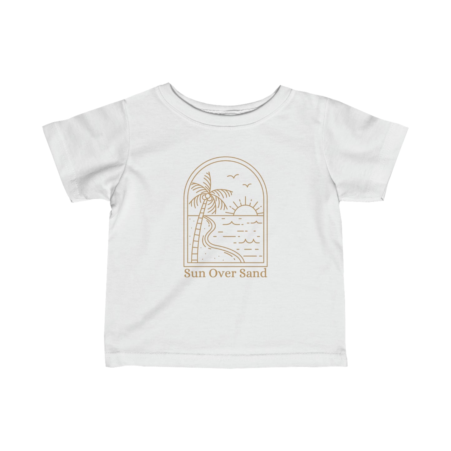 Beach Sun Over Sand Infant Tee