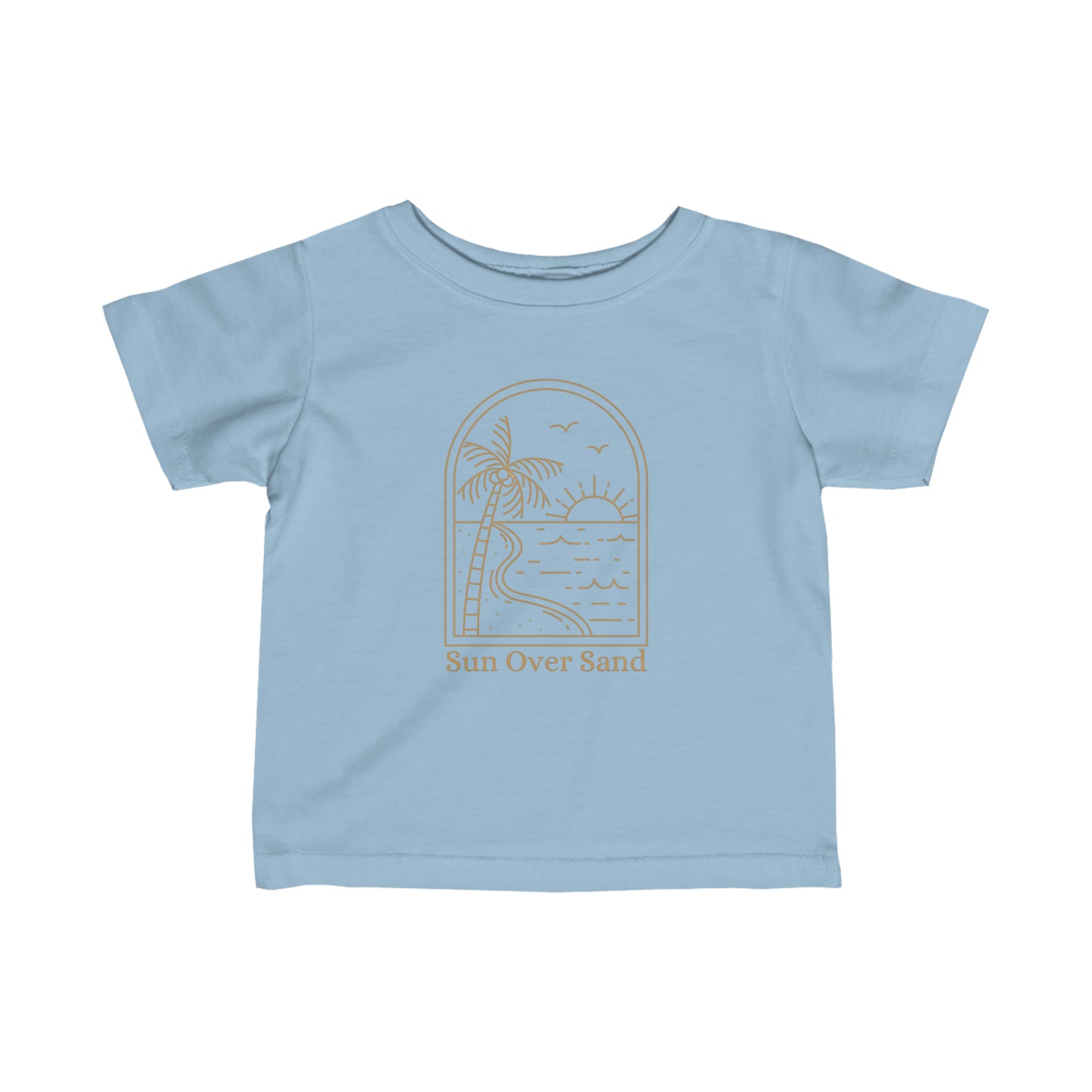 Beach Sun Over Sand Infant Tee