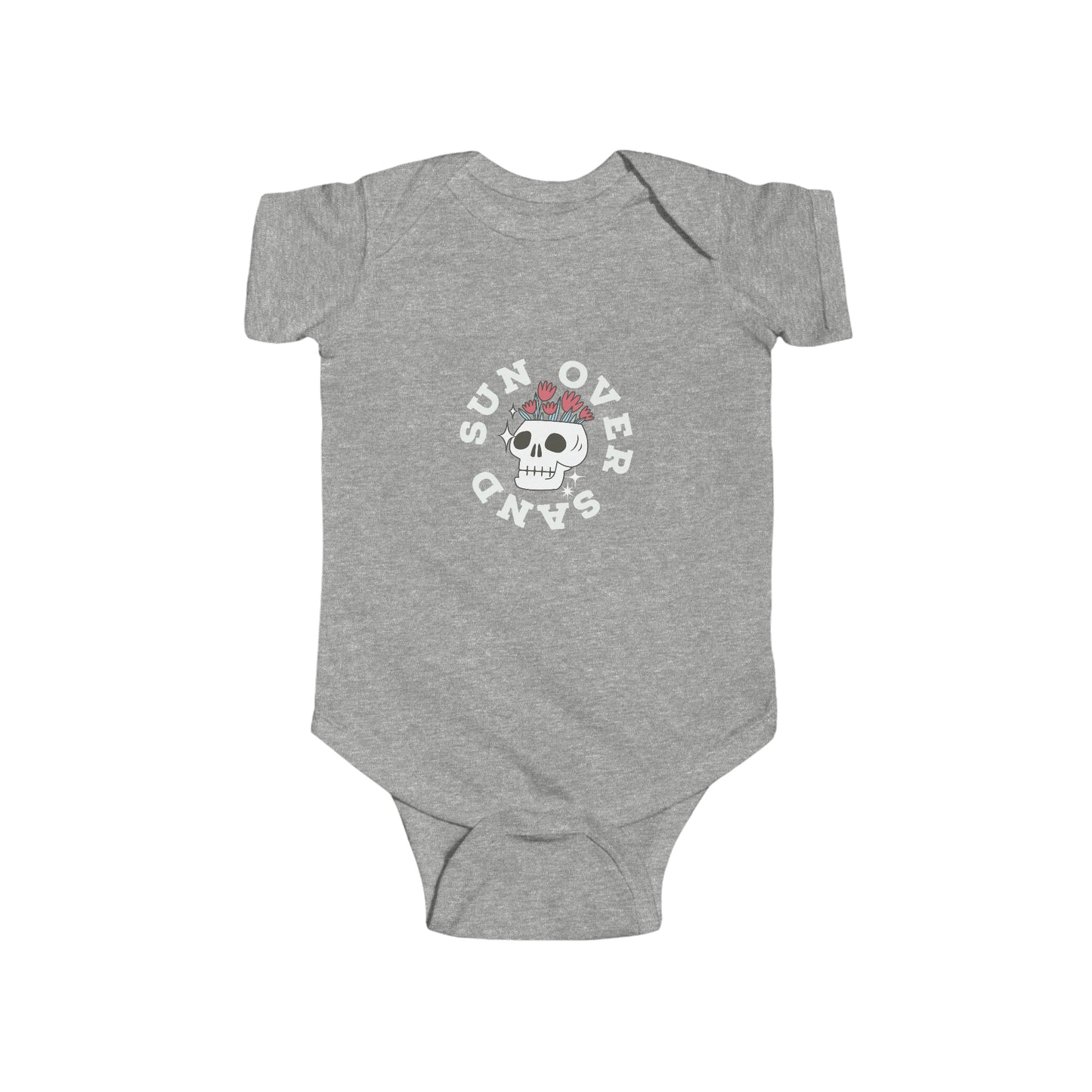 Sun Over Sand Skull Infant Bodysuit